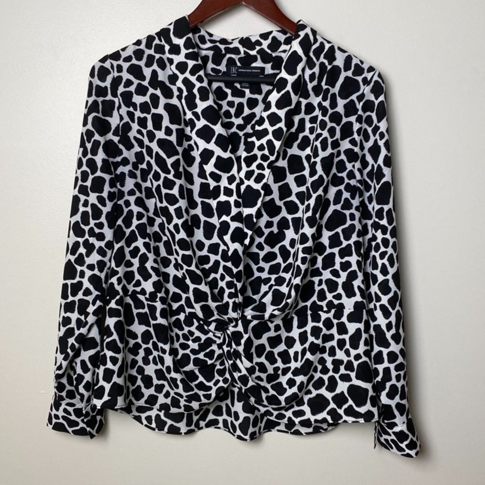INC International Concepts blouse size L petite